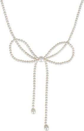 Rina Limor Silver 9-9.5Mm Pearl Necklace