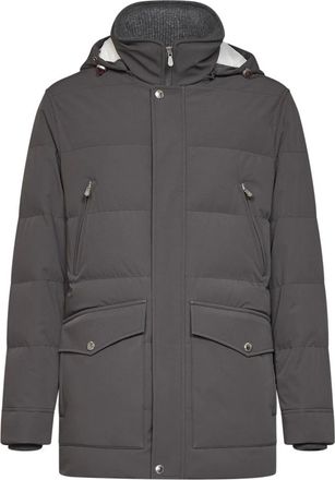 Brunello Cucinelli Hombre, Chaquetas, Gris, Talla: 2XL