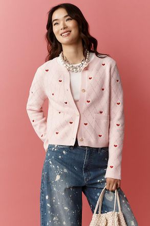 NVLT Embellished Heart Motif Lady Jacket
