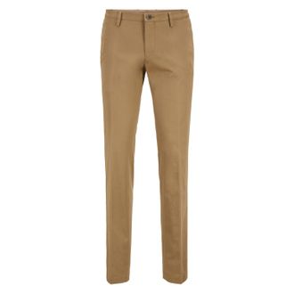 HUGO BOSS Mens Stanino16 Trousers in Beige Cotton - Size 28W/32L
