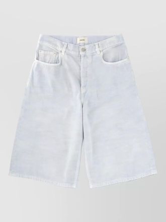Haikure cotton knee-length shorts