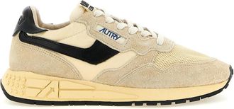 Autry Beige Color Block Sneakers