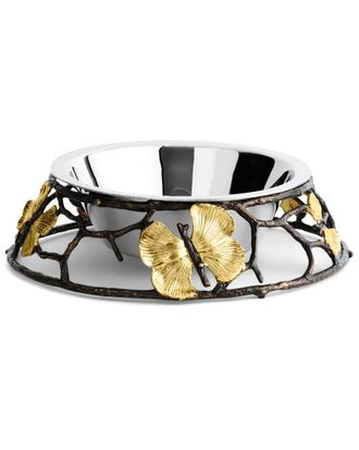 Michael Aram Butterfly Ginkgo Large Dog Bowl