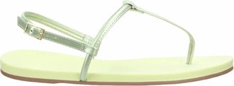 Offline Shoes Womens Flat Sandal In Green