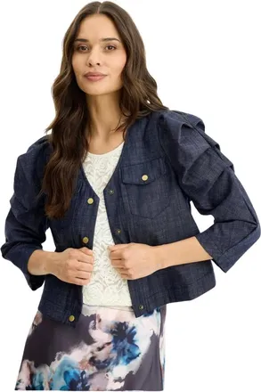 In Front Mujer, Chaquetas, Azul, Talla: S