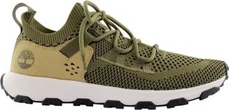 Timberland Winsor Trail Lace Up Olive Knit sneakers - Heren - Sneakers - Groen - 41 1/2 EU - Schoenen