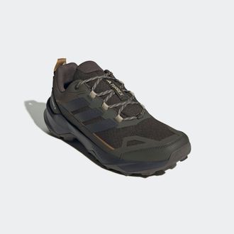ADIDAS TERREX Wanderschuh ADIDAS TERREX TERREX SKYCHASER AX5, Herren, Gr. 42,5, gr&uuml;n (shadow olive, carbon, savannah), Synthetik, Textil, Schuhe Wanderschuh