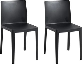 HAY &Eacute;l&eacute;mentaire Chair, anthrazit (2er Set)