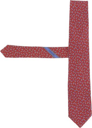 Ferragamo Hombre, Accesorios, Rojo, Talla: ONE Size