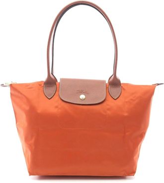 Longchamp Le Pliage Original M Tote Bag Canvas Leather