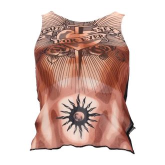 Jean Paul Gaultier Camiseta sin mangas Safe Tattoo - Tops - Mujer - Multicolor - L