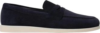 Churchs Su&egrave;de Penny Loafers Casual Stijl - Heren - Loafers - Blauw - 43 EU - Su&egrave;de - Schoenen