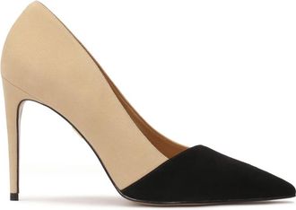 Kazar Tweekleurige su&egrave;de stilettos. Dit product valt groot uit. - Dames - Pumps - Veelkleurig - 40 EU - Su&egrave;de - Schoenen