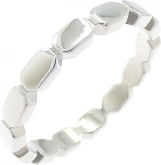 Chanel Platinum 950 Band Ring (Pre-Owned)