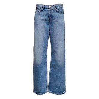 A Gold E Straight Jeans, female, Blue, Size: W28 Straight Jeans