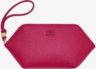 Ganni Persian Red Bou Make-Up Pouch in