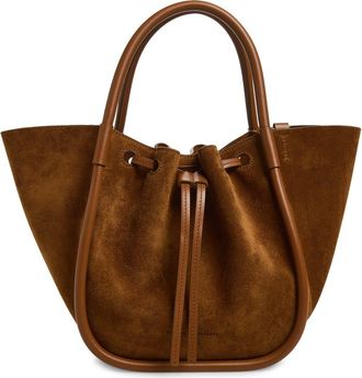 Proenza Schouler Small Ruched Leather Tote in Saddle at Nordstrom