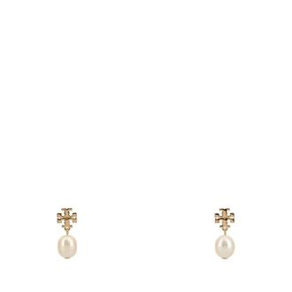 Tory Burch Tory Burch, Earrings, female, Yellow, Size: ONE SIZE Kira Pearl Drop Earrings