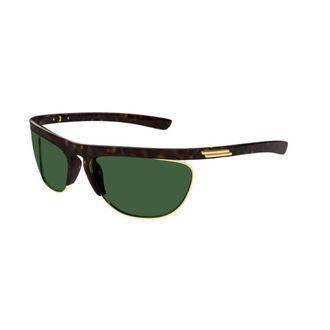Bottega Veneta Rechthoekige Zonnebril - unisex - Accessoires - Bruin - Maat: 67 MM