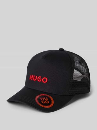 HUGO BOSS Basecap aus reiner Baumwolle Modell MARSEL in Black, Gr&ouml;&szlig;e 1
