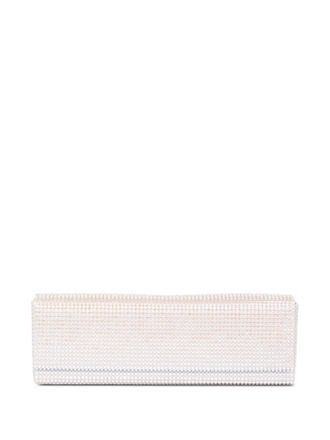 Amina Muaddi Amini Paloma clutch - Wit