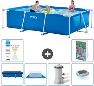 Intex Piscina Con Estructura Rectangular - 300x200x75 Cm - 7-piezas S74