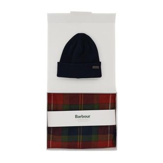 Barbour Set Berretto Swinton e Sciarpa Galingale - - Accessories - Uomo - Rosso - ONE SIZE
