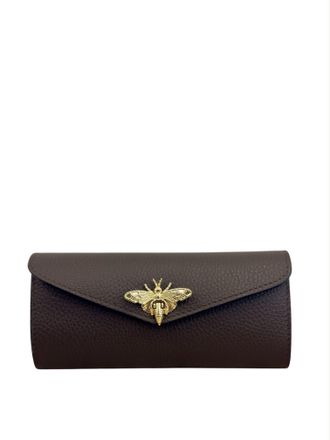Anna Luchini Bordeauxrood Rundleer Tas