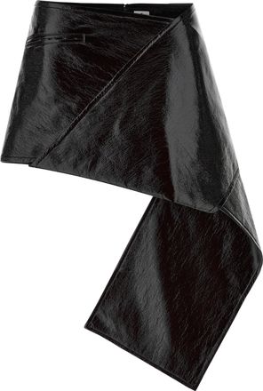 Courrèges Fold Vinyl Mini Skirt