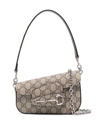 Gucci Horsebit 1955 mini-schoudertas - Beige