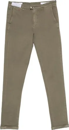 Sartoria Tramarossa Broeken, Heren, Groen, W34, Katoen, Luis Chino Broek