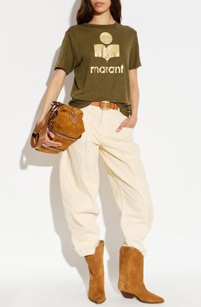 Isabel Marant T-shirt Zewel, Womens, Green