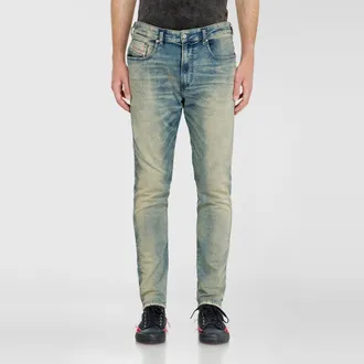 Diesel Slim Regular Waist 2062 D-Strukt Joggjeans, Medium blue, Zip fly