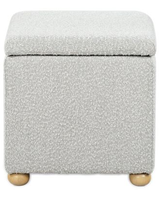 Safavieh Couture Becka Square Boucle Storage Ottoman