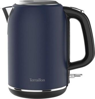 Terraillon Hervidor Inal&aacute;mbrico De 1,7 L Y 2200 W, Azul - 15436 - Terraillon