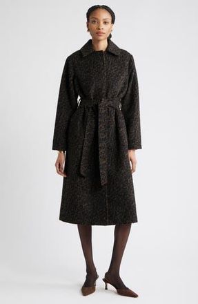 Nordstrom Belted Animal Print Jacket at Nordstrom Rack, Size Xx-Large