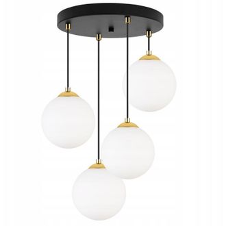 OEM L&aacute;mpara De Techo Colgante, Plaf&oacute;n, Bola, Cromo Dorado, Led