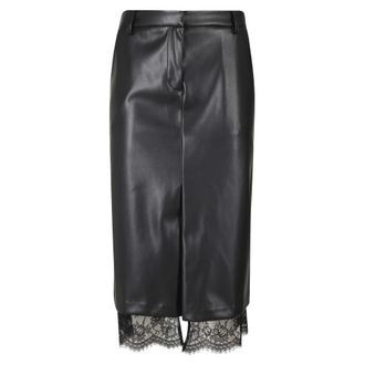 Ermanno Scervino Midi Rok - Dames - Rokken - Zwart - Maat: XS Poliester