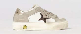 Golden Goose Sneakers May in pelle con glitter
