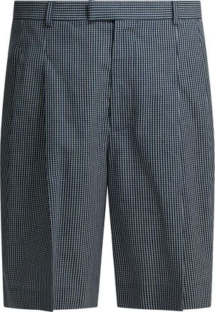 Givenchy Formal Plaid Shorts