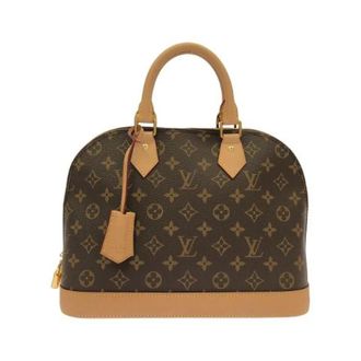 Louis Vuitton Pre-owned Alma Monogram Handtas - Dames - Pre-owned - Bruin - Maat: ONE Size