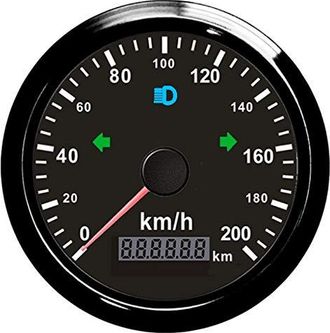 OEM Veloc&iacute;metro Gps De 200 Km/h Para Coche, Motocicleta, Od&oacute;metro, Kilometraje De 85 Mm, 12 V, 24 V, Resistente Al Agua
