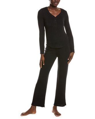 Honeydew Intimates 2Pc Dreamland Long Henley Set
