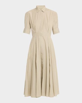 Rag & Bone Aiden Stripe Poplin A-Line Dress