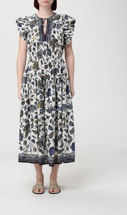 Ulla Johnson Abito Kairi midi Ulla Johnson in misto cotone stampato
