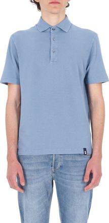 Drumohr Ice Cotton Pure Cotton Polo Shirt