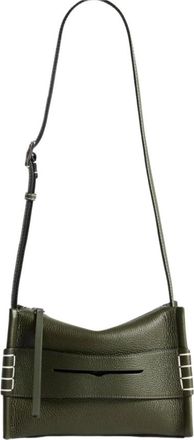 J.W.Anderson Kleine Messenger Loafer Tas - Dames - Schoudertassen - Groen - ONE Size - Leer - Tassen