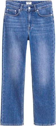 Filippa K Jeans, Dames, Blauw, W29, Katoen, Cropped Blue Wash Jeans