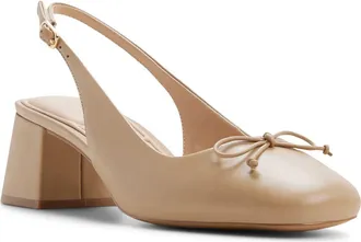 Aldo Lilynae Slingback Pump in Beige at Nordstrom, Size 8.5