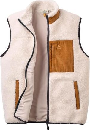 Passenger Trekker Recycled Deep Pile Sherpa Vest Fleecegilet f&uuml;r Herren | rosa